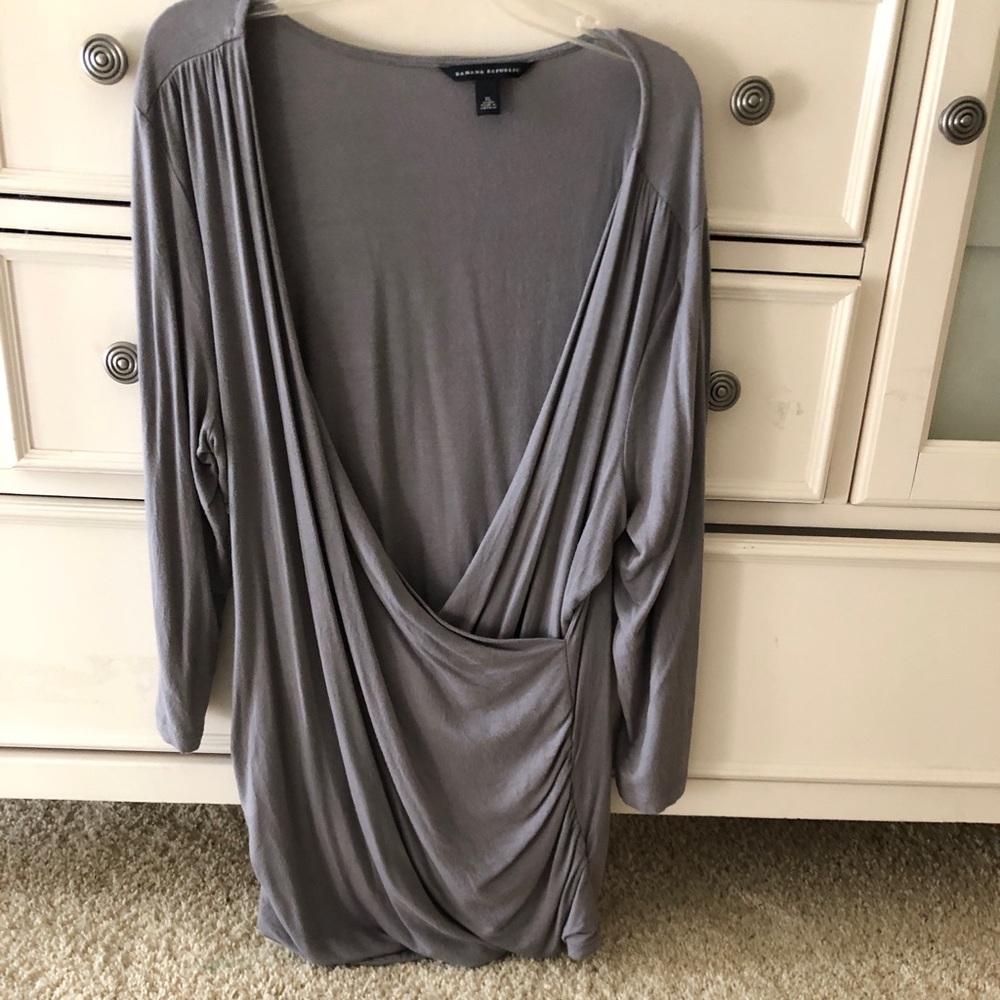 Banana Republic Drapey grey top XL